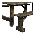 Ensemble table de ferme