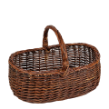 Weidekorb Vintage Ø 26/44 cm H 24/30 cm