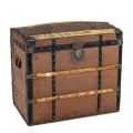 Coffre en bois vintage
