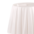 Tischtuch Chintz weiss 290 x 800 cm feuerschutzbehandelt
