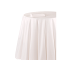 Chemin de table chintz blanc 50 x 270 cm ignifugé M1