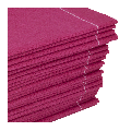 Cocktailservietten aus Stoff fuchsia 20 x 20 cm (30 Stück)