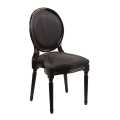 Stuhl Montaigne schwarz und schwarz