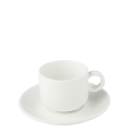 Kaffee-/Teetasse mit Unterteller Brügge 22 cl