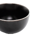 Bowl dunkelgrau mit weissem Rand Ø 5 cm H 2.5 cm 2,5 cl