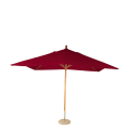 Sonnenschirm Louisiane rot + Granitsockel Ø 50 cm