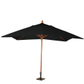 Parasol Louisiane noir 300 x 300 cm + socle acier 30 x 30 cm