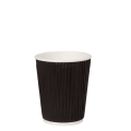 Pappbecher Karbon gross 23 cl (per 50 Stück)