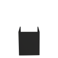 Abdeckung schwarz für Lichtspots 27 x 28 x 29 cm