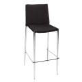 Barstuhl / Hocker schwarz H 111 L 43 B 52 cm