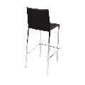 Barstuhl / Hocker schwarz H 111 L 43 B 52 cm