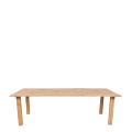 Tisch Natur rechteckig aus Eichenholz 240 x 100 cm H 73 cm