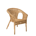Sessel aus Rattan H 79 cm