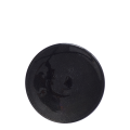 Brotteller Glas schwarz Ø 14cm