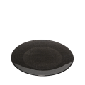 Platzteller Glas schwarz Ø 32 cm