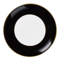 Menüteller Rocco schwarz Ø 27 cm
