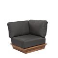 Eckmodul Teak Grey 76 x 76 cm H 70 cm
