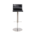 Tabouret réglable noir Thin M1 H 54 - 79 cm