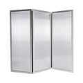 Paravent Plexi L 210 cm (70 cm x 3) H 186 cm