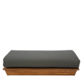 Sitzbank Lounge Teak Grey 70 x 140 cm H 36 cm