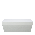 Couchtisch Pool weiss 40 x 80 cm H 38 cm
