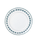 Grande assiette Vintage bleu vert Ø 22-25 cm