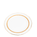Dessertteller Vintage Weiss-Gold Ø 18-20 cm