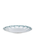 Plat Rond Vintage bleu vert