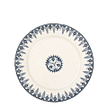 Petite assiette Vintage bleu vert Ø 18-21 cm