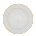 Teller tief Vintage Weiss-Gold Ø 23-25 cm
