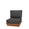 Fauteuil Lounge Grey 76 x 76 cm H 70 cm