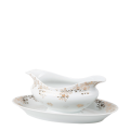 Saucière Vintage blanche et doré