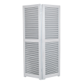 Paravent Louisiane stahlgrau L 130 cm (65 cm x 2) H 205 cm