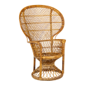 Fauteuil Emmanuelle rotin vintage