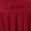 Serviette Marjorie rot 50 x 50 cm feuerfest