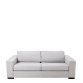 Sofa zwei Plätze Loft grau 196 x 80 cm H 73 cm