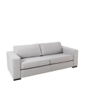 Sofa zwei Plätze Loft grau 196 x 80 cm H 73 cm