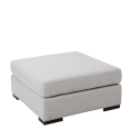 Hocker Loft grau 80 x 80 cm H 40 cm