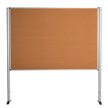 Korktafel, stehend 122 x 172 cm H 185 cm