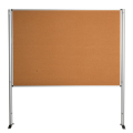 Korktafel, stehend 122 x 172 cm H 185 cm