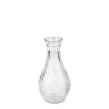 Vase Soliflore aus Glas bauchig Vintage