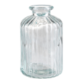 Vase Soliflore aus Glas bauchig Vintage