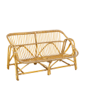 Sitzbank aus Rattan Vintage