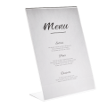 Porte-menu plexi A4