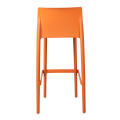 Chaise haute Sila orange H 100 cm