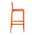 Chaise haute Sila orange H 100 cm