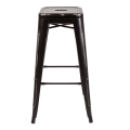Barstuhl / Hocker Industrial schwarz H 76 cm