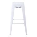 Barstuhl / Hocker Industrial weiss H 76 cm