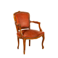 Sessel Bohème rot/rosa Vintage