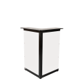 Bar Lenox beleuchtet weiss Eckmodul 66 x 66 cm H 118 cm